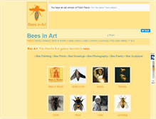 Tablet Screenshot of beesinart.com